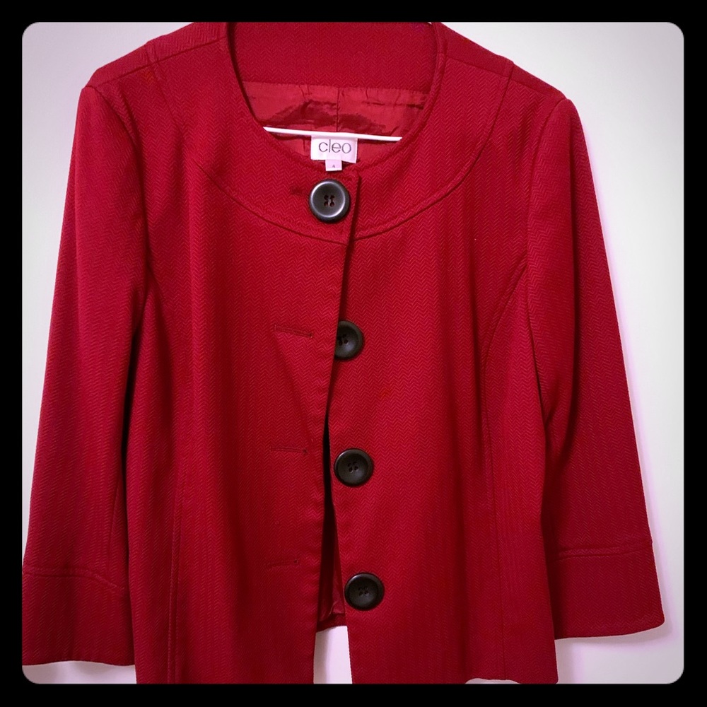 Cute red blazer